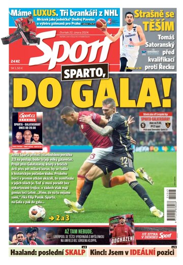 Obálka e-magazínu Sport 22.2.2024