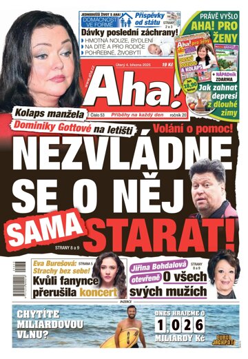 Obálka e-magazínu AHA! 4.3.2025