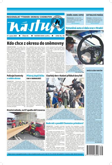 Obálka e-magazínu Nástup 35/25