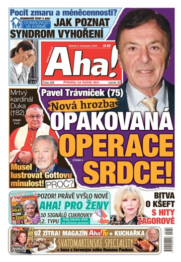 Obálka e-magazínu AHA! 5.11.2025