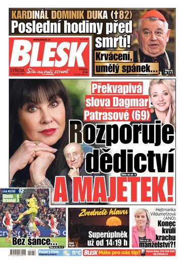 Obálka e-magazínu Blesk 5.11.2025