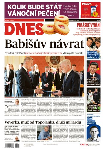 Obálka e-magazínu MF Dnes 10.12.2025