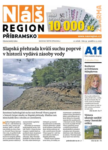 Obálka e-magazínu Náš Region - Příbramsko 39/2026