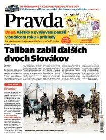 Obálka e-magazínu Pravda 28. 12. 2013
