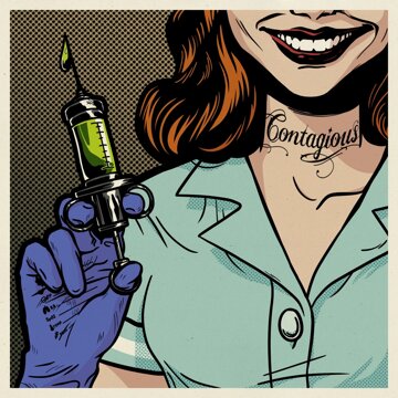 Obálka uvítací melodie Contagious