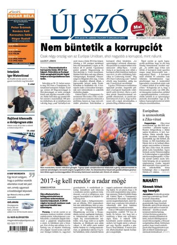 Obálka e-magazínu Új Szó 28.1.2016