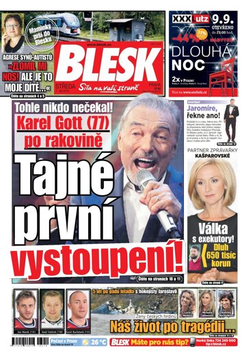 Obálka e-magazínu Blesk 7.9.2016