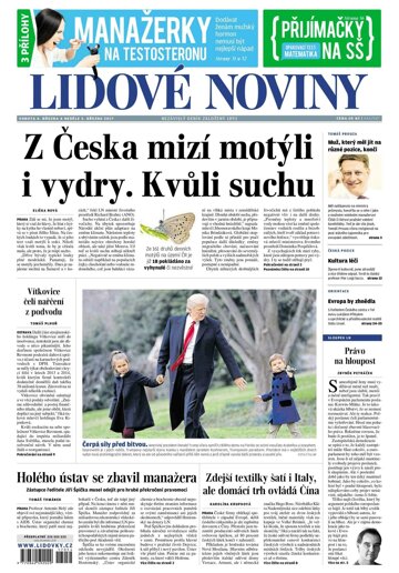 Obálka e-magazínu Lidové noviny 4.3.2017