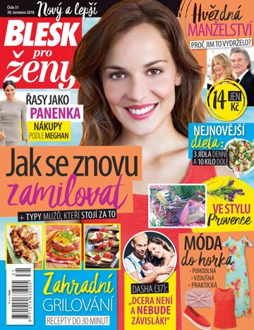 Obálka e-magazínu Blesk pro ženy 30.7.2018