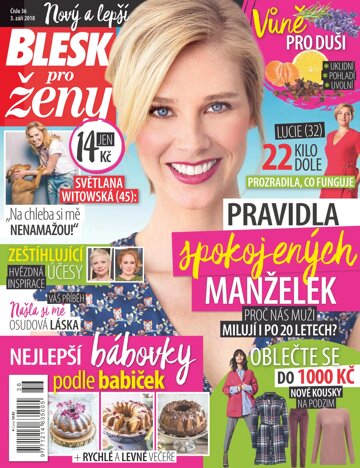 Obálka e-magazínu Blesk pro ženy 3.9.2018