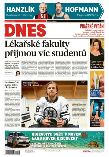 Obálka e-magazínu MF Dnes 14.2.2019