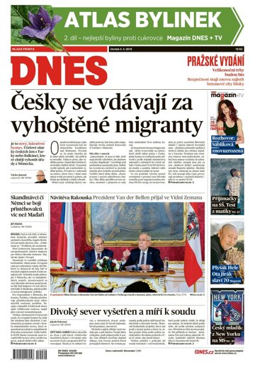 Obálka e-magazínu MF Dnes 4.4.2019