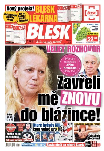 Obálka e-magazínu Blesk 8.4.2019