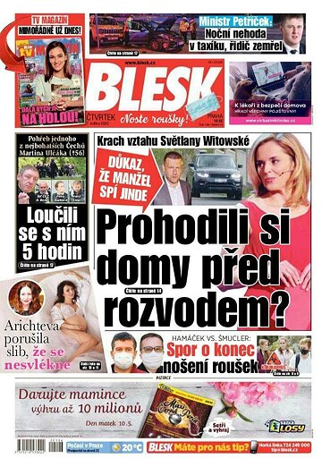 Obálka e-magazínu Blesk 7.5.2020