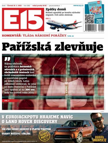 Obálka e-magazínu E15 25.2.2021