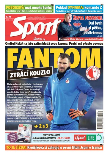 Obálka e-magazínu Sport 13.3.2021