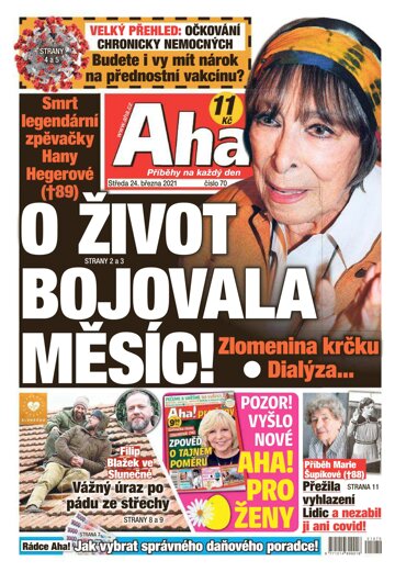 Obálka e-magazínu AHA! 24.3.2021