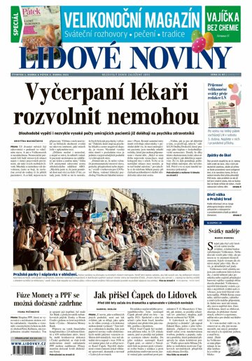 Obálka e-magazínu Lidové noviny 1.4.2021