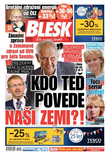 Obálka e-magazínu Blesk 19.10.2021