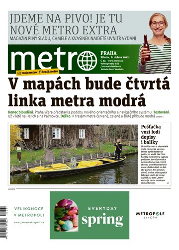 Obálka e-magazínu deník METRO 6.4.2022