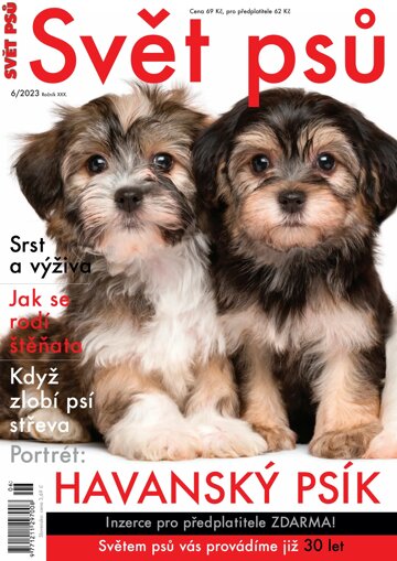 Obálka e-magazínu Svět psů 6/2023