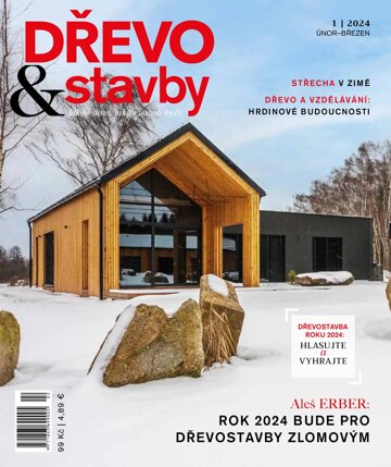 Obálka e-magazínu DŘEVO&stavby 1/2024