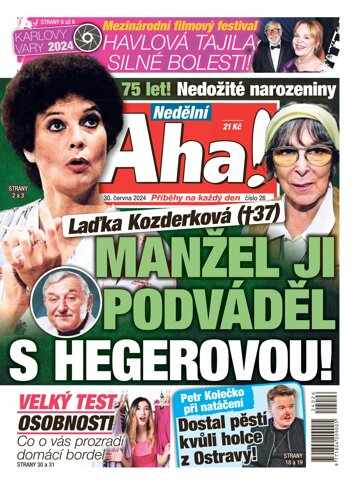 Obálka e-magazínu Nedělní AHA! 30.6.2024