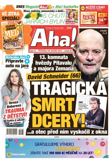 Obálka e-magazínu AHA! 27.3.2025