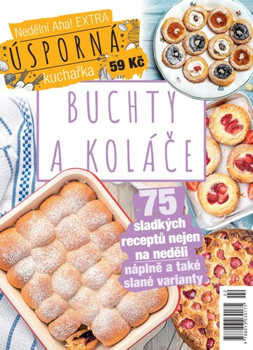 Obálka e-magazínu Nedělní Aha Buchty a koláče