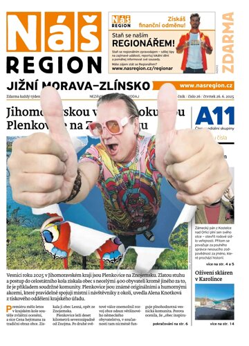 Obálka e-magazínu Náš Region - Jižní Morava/Zlínsko 26/2025