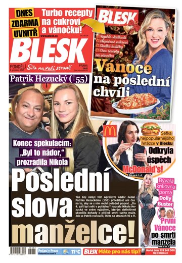 Obálka e-magazínu Blesk 8.12.2025