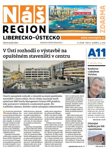 Obálka e-magazínu Náš Region - Ústecko 10/2026