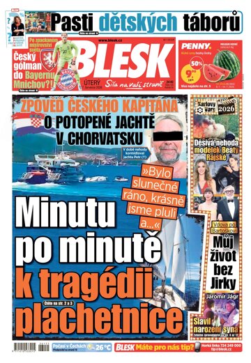 Obálka e-magazínu Blesk 7.7.2026