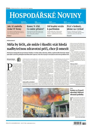 Obálka e-magazínu Hospodářské noviny 144 - 29.7.2026