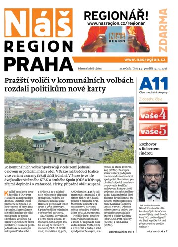 Obálka e-magazínu Náš Region - Praha 43/2026