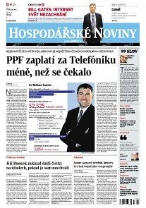 Obálka e-magazínu Hospodářské noviny 215 - 5.11.2013