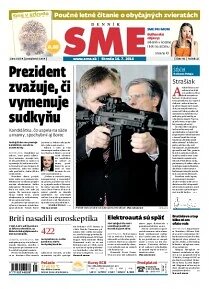 Obálka e-magazínu SME 16.7.2014