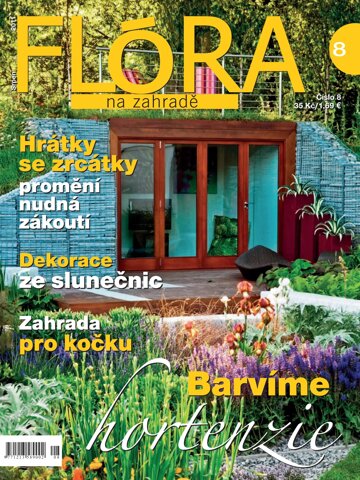 Obálka e-magazínu Flóra na zahradě na zahradě 8/2011