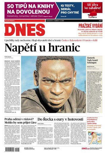 Obálka e-magazínu MF Dnes 20.6.2015