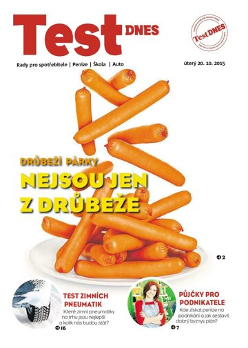 Obálka e-magazínu TEST DNES - 20.10.2015