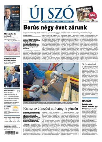 Obálka e-magazínu Új Szó 27.2.2016