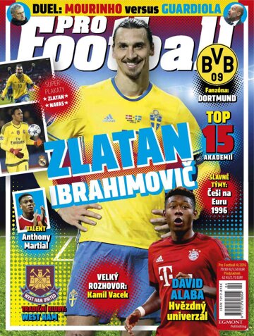 Obálka e-magazínu Pro Footbal 4/2016