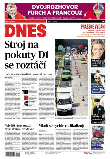 Obálka e-magazínu MF Dnes 17.5.2016