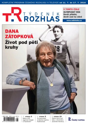 Obálka e-magazínu Týdeník Rozhlas 28/2016