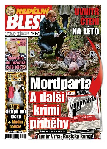 Obálka e-magazínu Nedělní Blesk 3.7.2016