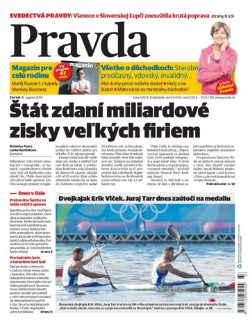 Obálka e-magazínu Pravda 18.8.2016