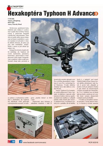 Obálka e-magazínu Hexakoptéra Typhoon H Advance