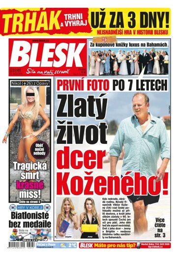 Obálka e-magazínu Blesk 13.2.2018