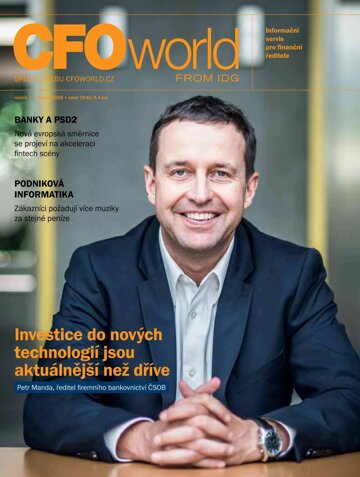 Obálka e-magazínu CFO World 1/2018/