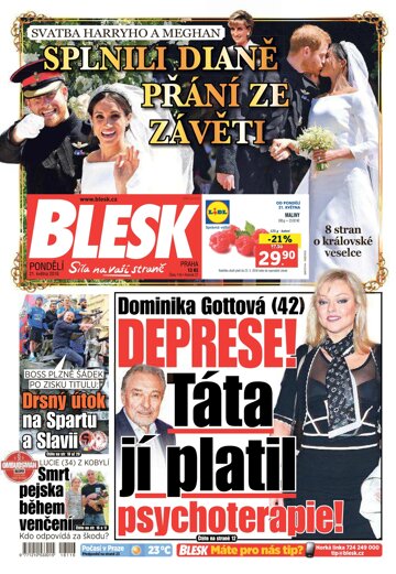 Obálka e-magazínu Blesk 21.5.2018